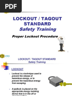 Hazardous Energy Control Procedure: Lockout/Tagout Sheet | PDF | Safety