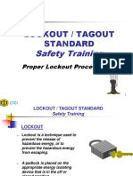 Lockout Tagout Standard Safety Training