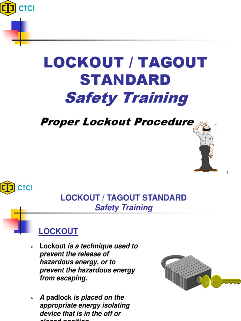 Lockout Tagout Standard Safety Training | PDF | Safety | Engineering
