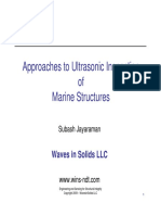 091509 Approaches to Ultrasonic Inspection of Marine Structures Jayaraman