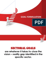 4 - Goal Formulation