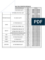 Jadwal Dr. Sp