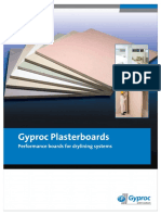 Gyproc Productbrochures Plasterboardbrochure