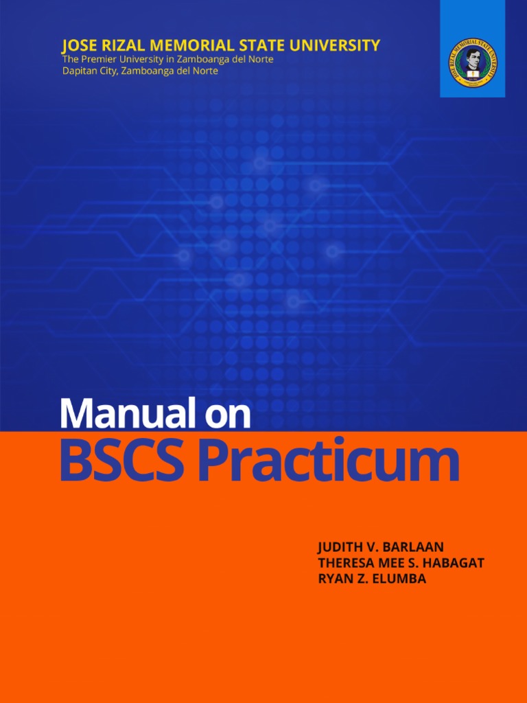 BSCS Practicum Manual Overview | PDF | Design | Computer Science