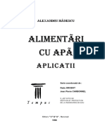 Alexandru Manescu-Alimentari Cu Apa Aplicatii PDF