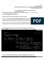 Pelajaran, Soal & Rumus Limit