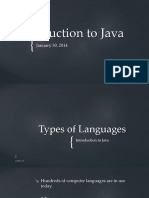 1-4 Introduction To JAVA