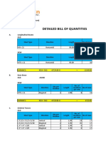 Detailed Bill of Quantities