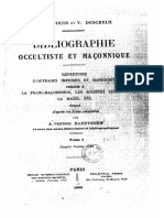1930 Jouin Descreux Bibliographie Occultiste Et Maconnique v1 PDF