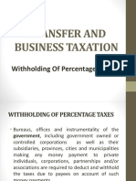 Transfer and Business Taxation