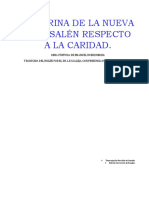 Swedenborg - Doctrina de La Caridad