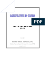 Agriculture in Ghana Facts and Figures 2012