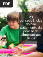 eBook - As Consequencias Do Nao Pagamento Da Pensao de Alimentos Aos Filhos