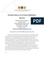 Werkheiser - Intl Cultural Property Trusts (US-ICOMOS 2010)