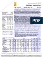 Reliance Industries: CMP: INR1,077 TP: INR1,057 (-2%)