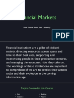 Financial Markets: Prof. Robert Shiller, Yale University