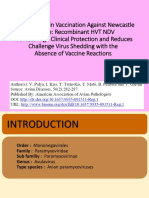 Advancement in Vaccination Against Newcastle Disease: Recombinant HVT NDV Provides High Clinical Protection and Reduces Challenge Virus Shedding With The Absence of Vaccine Reactions