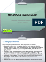 Menghitung Volume Galian