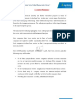 "Fundamental Analysis of Script Under Pharmaceutical Sector"