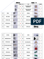 BOM List for T1 3D Printer Model