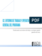 02 Entorno de Trabajo y Operatividad General Del Programa