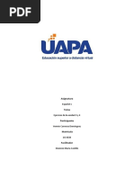 Asignatura Tarea 2 de Español 1