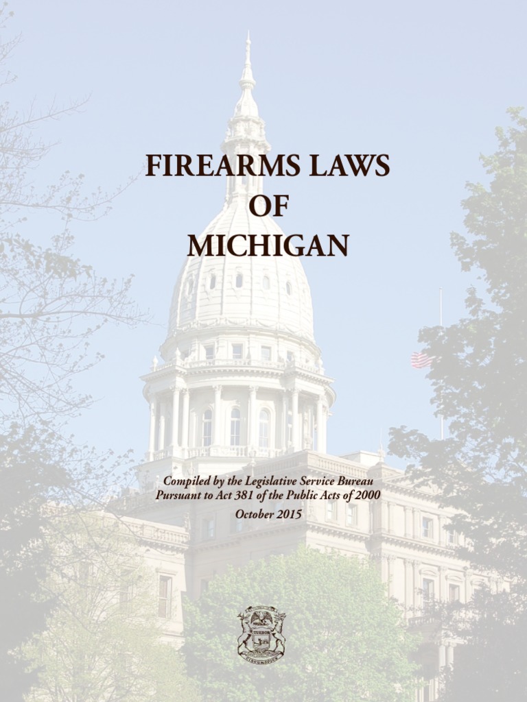 Firearm LAWS in Michigan PDF Concealed Carry In The United States