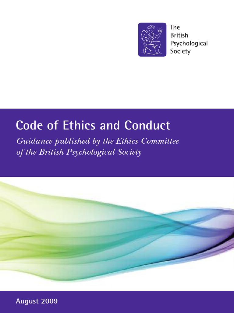 Code of Ethics and Conduct (2009) British PDF | PDF | Self-Improvement