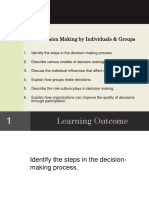 Decision Making by Individuals & Groups