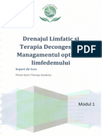 Drenajul Limfatic Si Terapia Decongestiva. Managementul Optim A