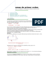 Sistemas de Primer Orden