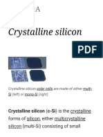 Crystalline Silicon