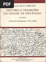 História e Tradições Da Cidade de São Paulo - Vol I - Ernani Silva Bruno