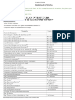 Plan Investidura para Modificar