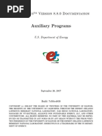 Auxiliary Programs: Energyplus™ Version 8.8.0 Documentation