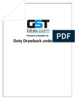 Booklet On Duty Drawback by CA Mithun Khatry Founder WWW - Gstbible.com Updated 15-02-2017