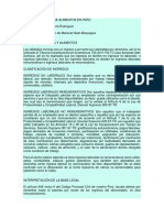 Proceso Judicial de Alimentos en Perú