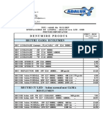 Denumire Produs Becuri Gama Ecolumen: Nr. Inregistrare - / - 01/12/ - 2015