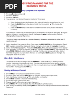 Easy Programming For The TH-F6A