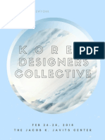 2018 Korea Designers Collective in Coterie