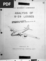 XXI Bomber Command, Analysis of B-29 Losses