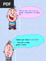 Apresentação multimédia (powerpoint) acerca dos órgãos dos sentidos.