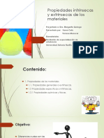 Propiedades Intrínsecas y Extrínsecas de Los Materiales