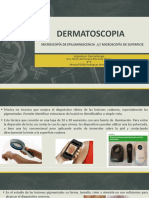 Dermatoscopia para diagnóstico lesiones cutáneas