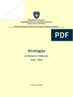 Strategija Za Dijasporu i Migraciju 2013-2018