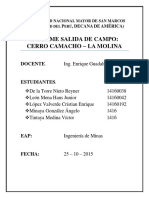 Mineralogia Informe Cerro Camacho Unmsm