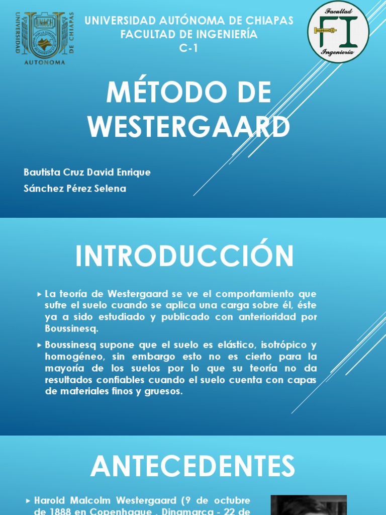 Teoría y Método de Westergaard | PDF | Science | Física