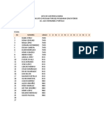 Lista de Asistencia