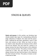 Stacks & Queues