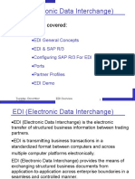 EDI (Electronic Data Interchange) : Topics To Be Covered